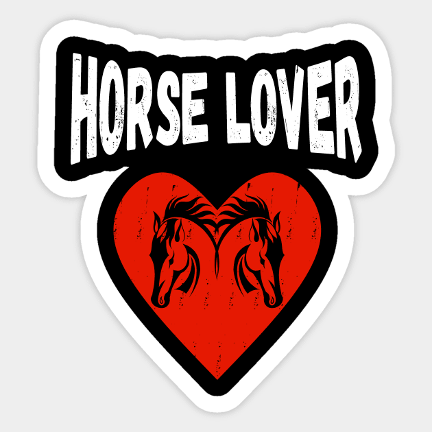 Horse Lover Quote Sticker by GR-ART